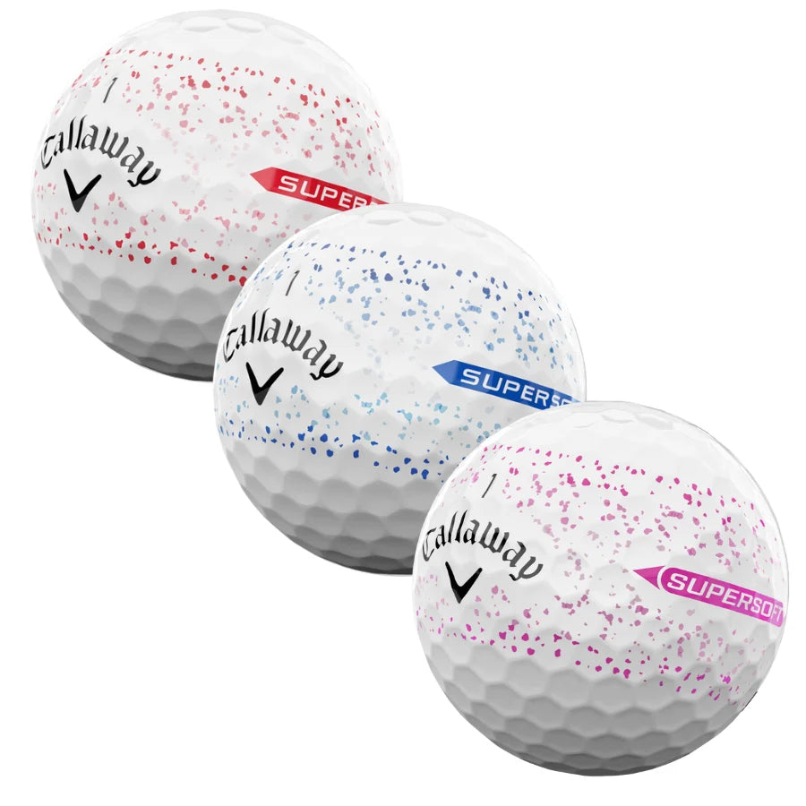 Callaway Supersoft Splatter 360 Mixed Color - 1 Dozen