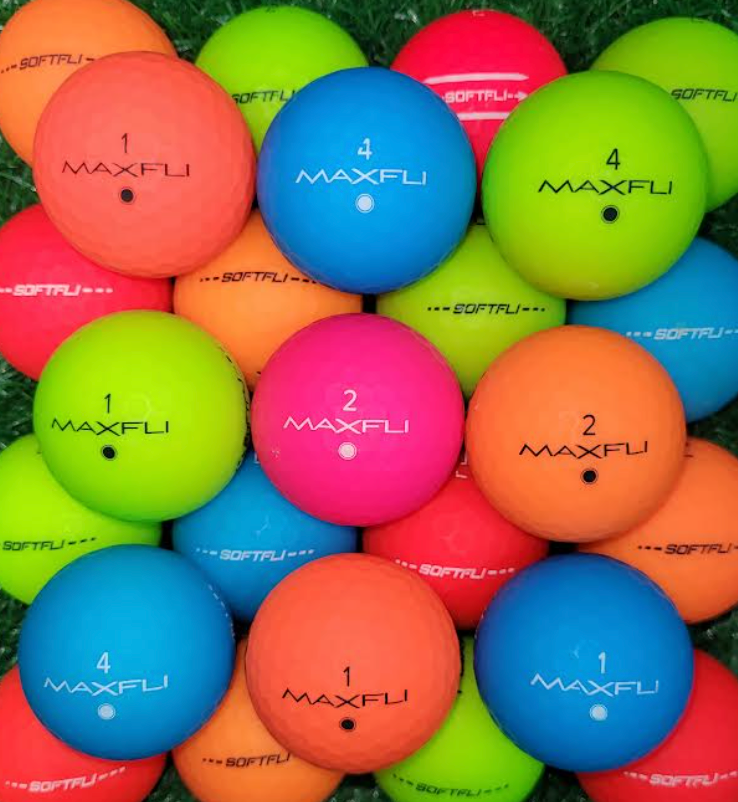 Maxfli Matte Colored Mix - 1 Dozen