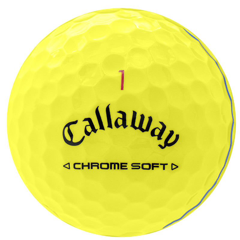 Callaway Chrome Soft Yellow Triple Track - 1 Dozen