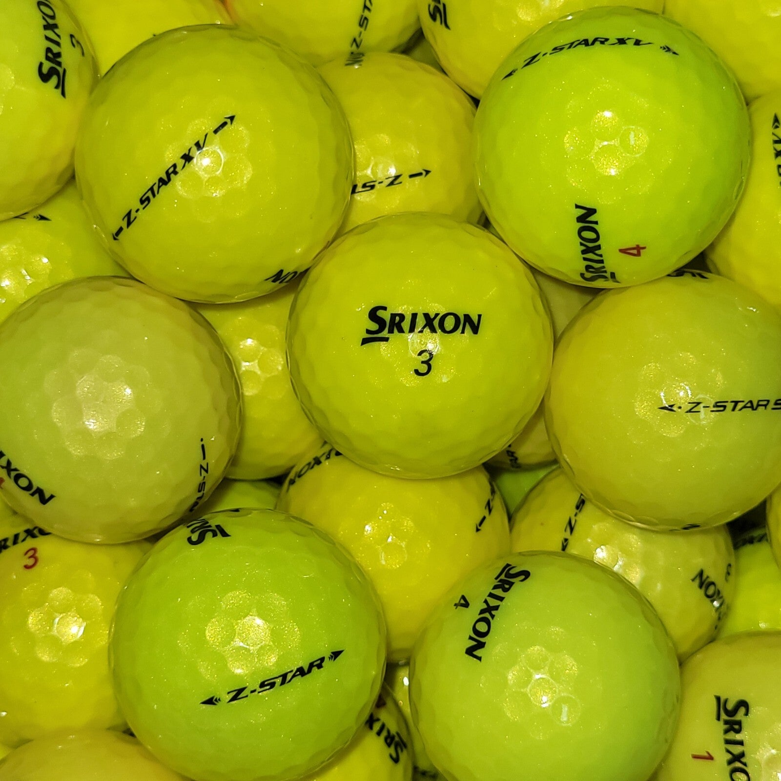 Srixon Z-Star Yellow Mix - 1 Dozen