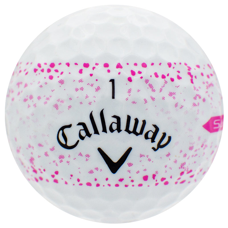 Callaway Supersoft Splatter 360 Pink - 1 Dozen