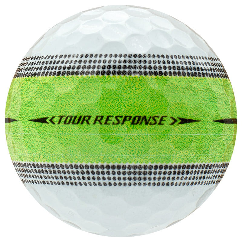 TaylorMade Tour Response Stripe Lime - 1 Dozen