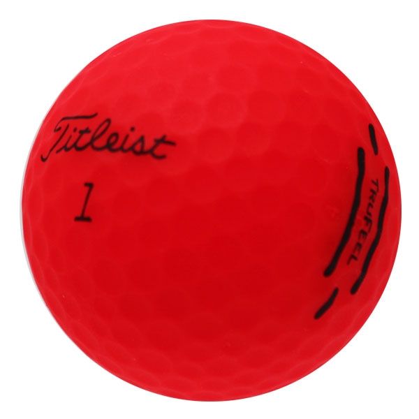 Titleist TruFeel Matte Red - 1 Dozen